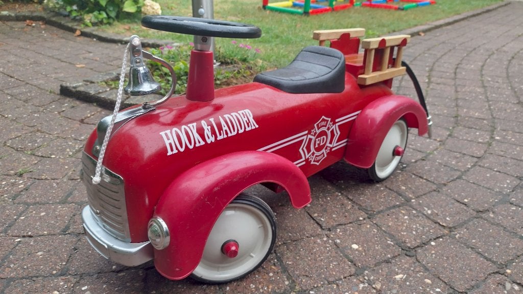 Goki Loopauto Brandweer - Hook & Ladder, Ophalen, Gebruikt, Loopvoertuig