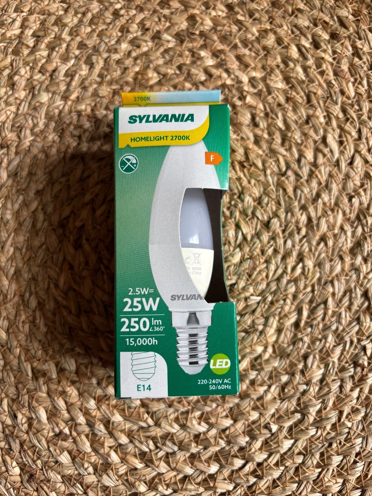 Sylvania Homelight LED Lamp E14 25W. 5 VOOR €10 !!, Led-lamp, E14 (klein), Nieuw, Ophalen of Verzenden