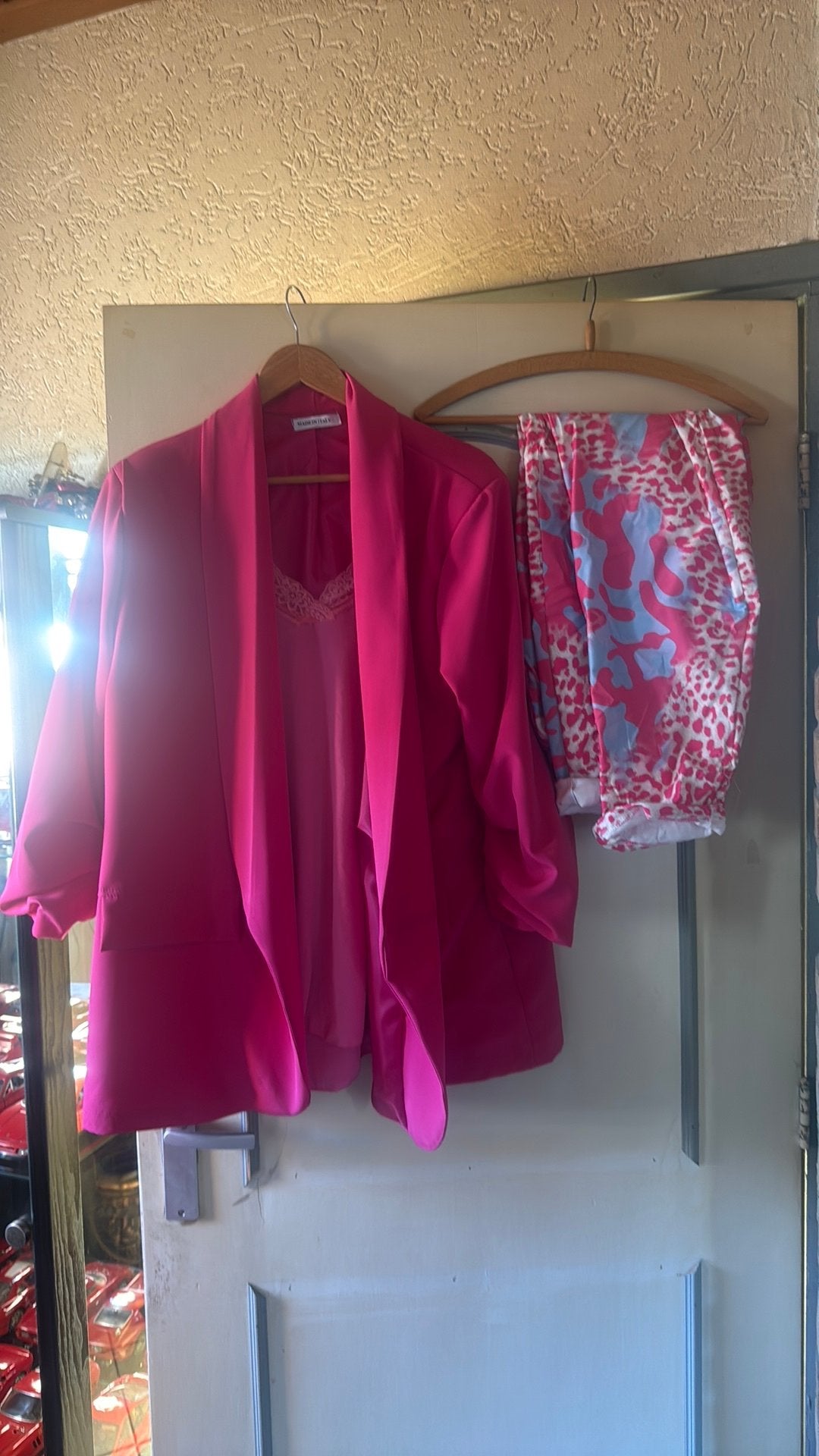 Blazer en broek en top, Ophalen, Zo goed als nieuw, Maat 46/48 (XL) of groter