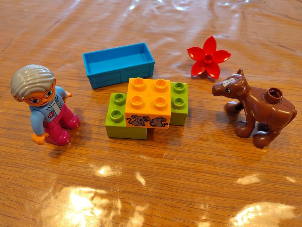 Duplo 10521 Kalfje Boerderij Set, Gebruikt, Overige thema's, Ophalen of Verzenden, Duplo