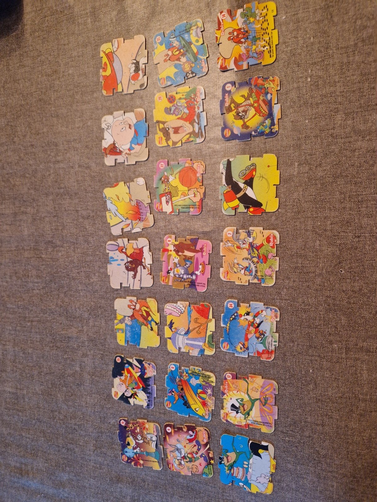 21 smits qubis  loony tunes, Verzamelen, Ophalen of Verzenden, Losse flippo's