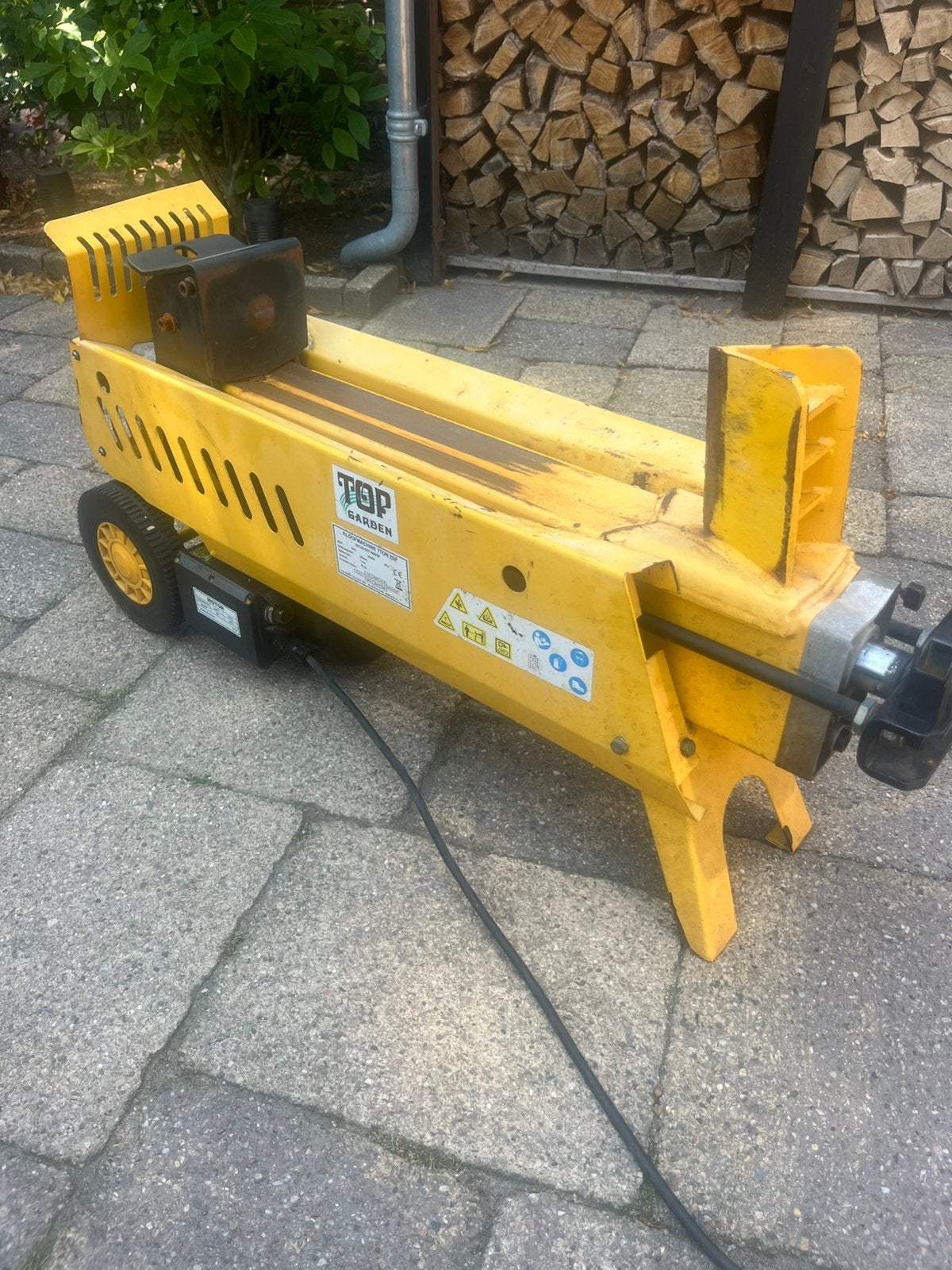Houtklover Ergo Fix 7 ton., Tuin en Terras, Kloofmachines, Ophalen, Gebruikt, Elektrisch, Liggend