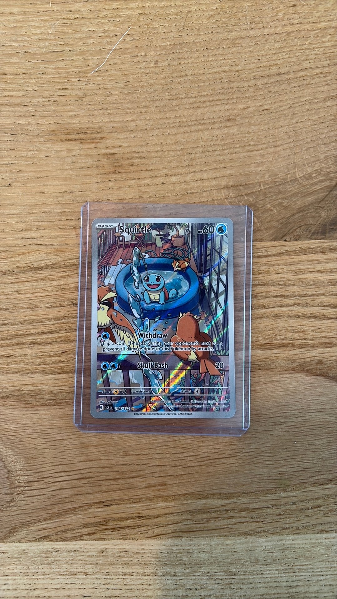 Squirtle Pokémon (148/142), Hobby en Vrije tijd, Verzamelkaartspellen | Pokémon, Ophalen of Verzenden, Zo goed als nieuw