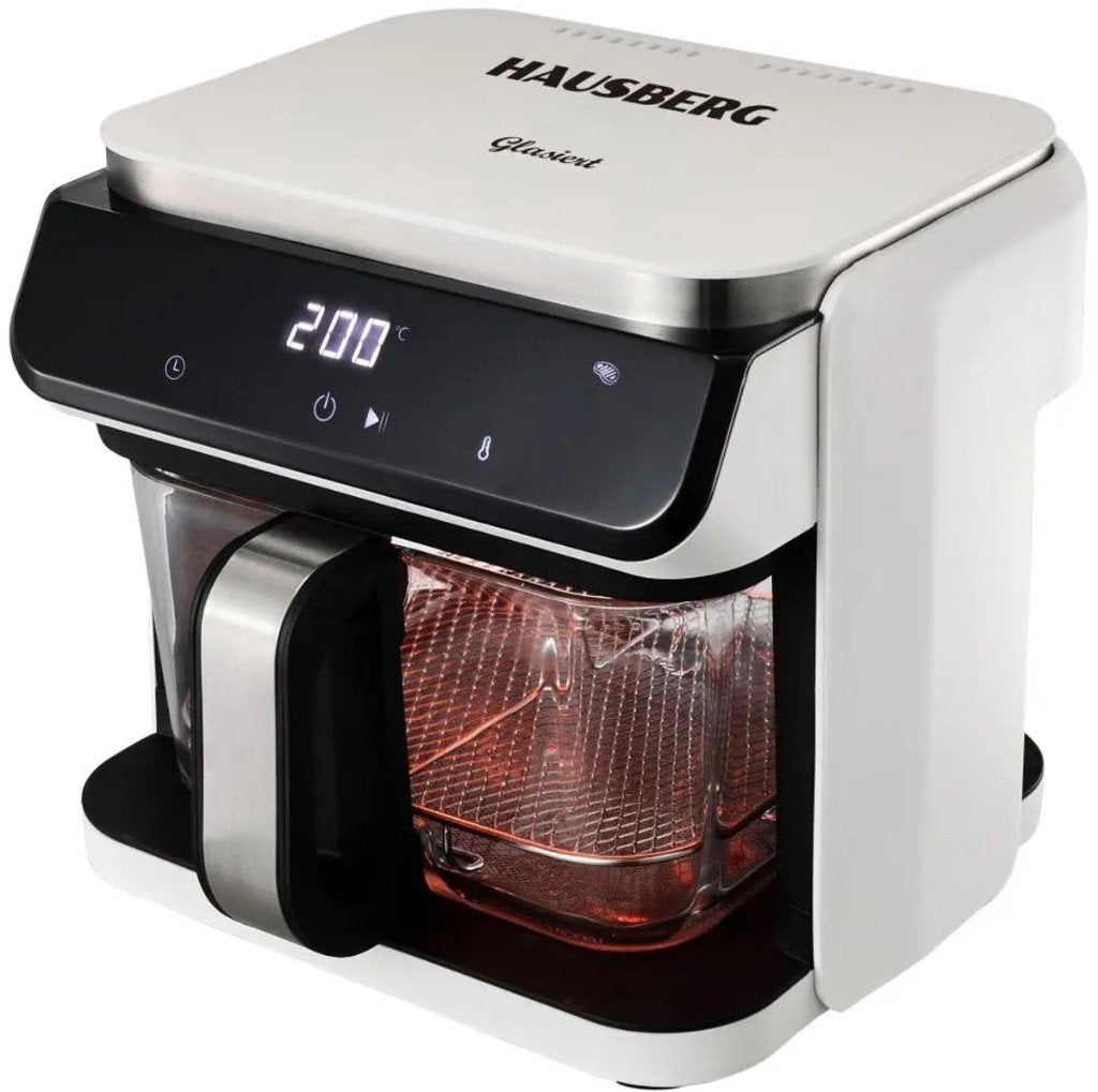 Hausberg Airfryer 6,5 L, met glazen mand, gratis verzending!, Verzenden, Nieuw, Airfryer, 1500 gram of meer