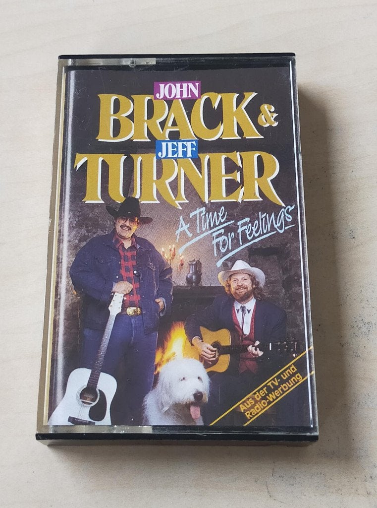 John Brack & Jeff Turner - A Time For Feelings Cassette MC, Cd's en Dvd's, Cassettebandjes, Ophalen of Verzenden, Zo goed als nieuw