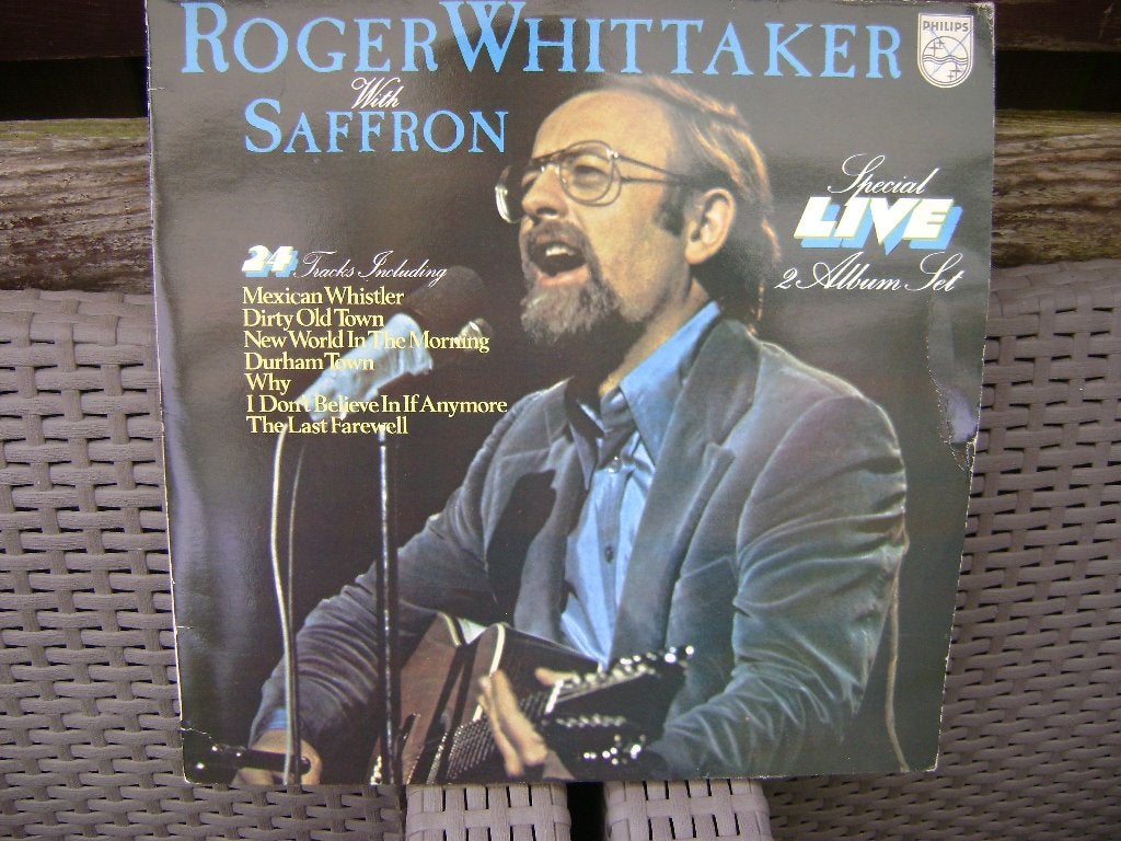 2 LP Roger Whittaker with Saffron - special Live 2 album set, Ophalen of Verzenden, Gebruikt, 12 inch, LP