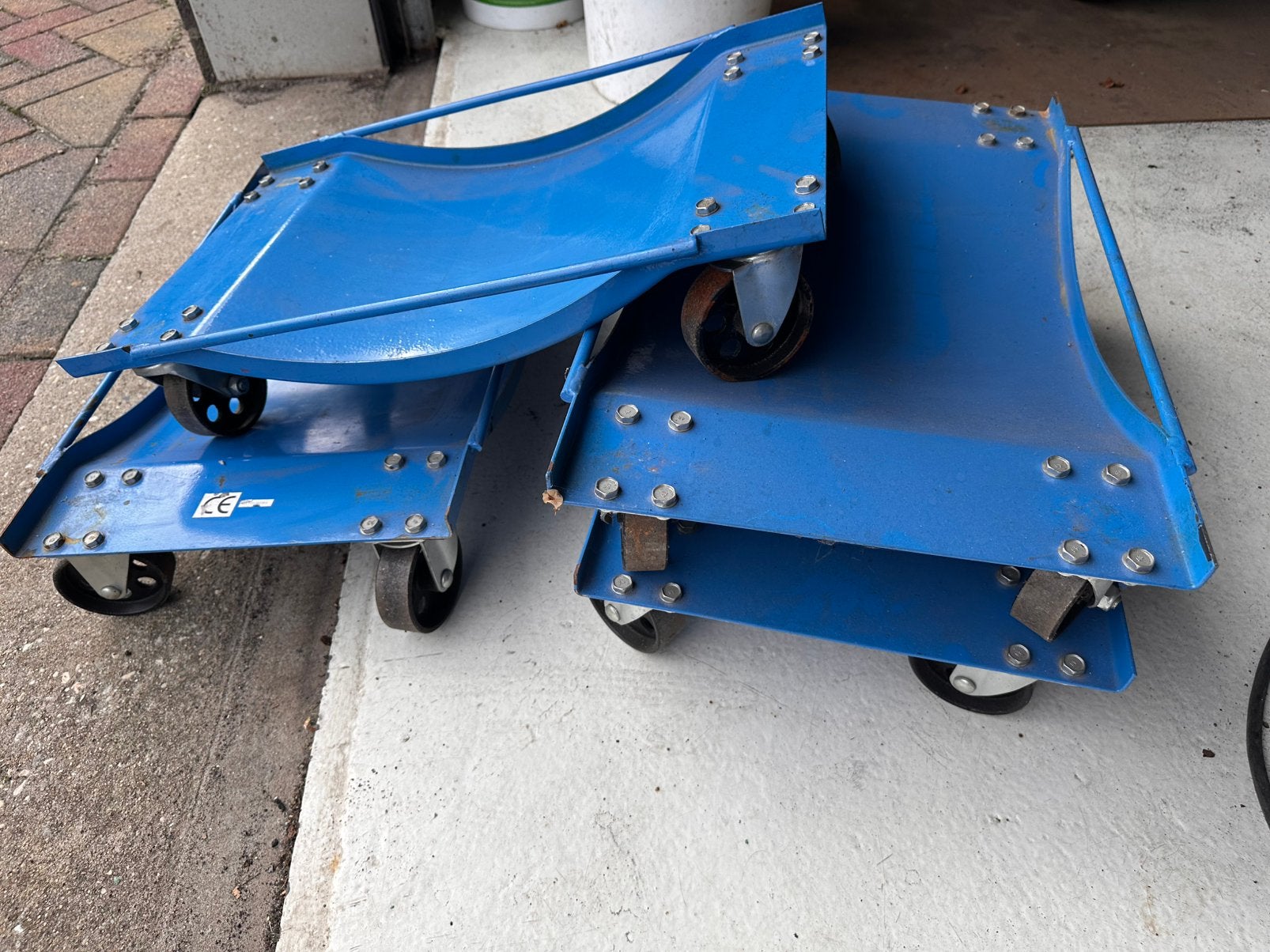 Auto movers, auto dolly 4 stuks, Ophalen of Verzenden