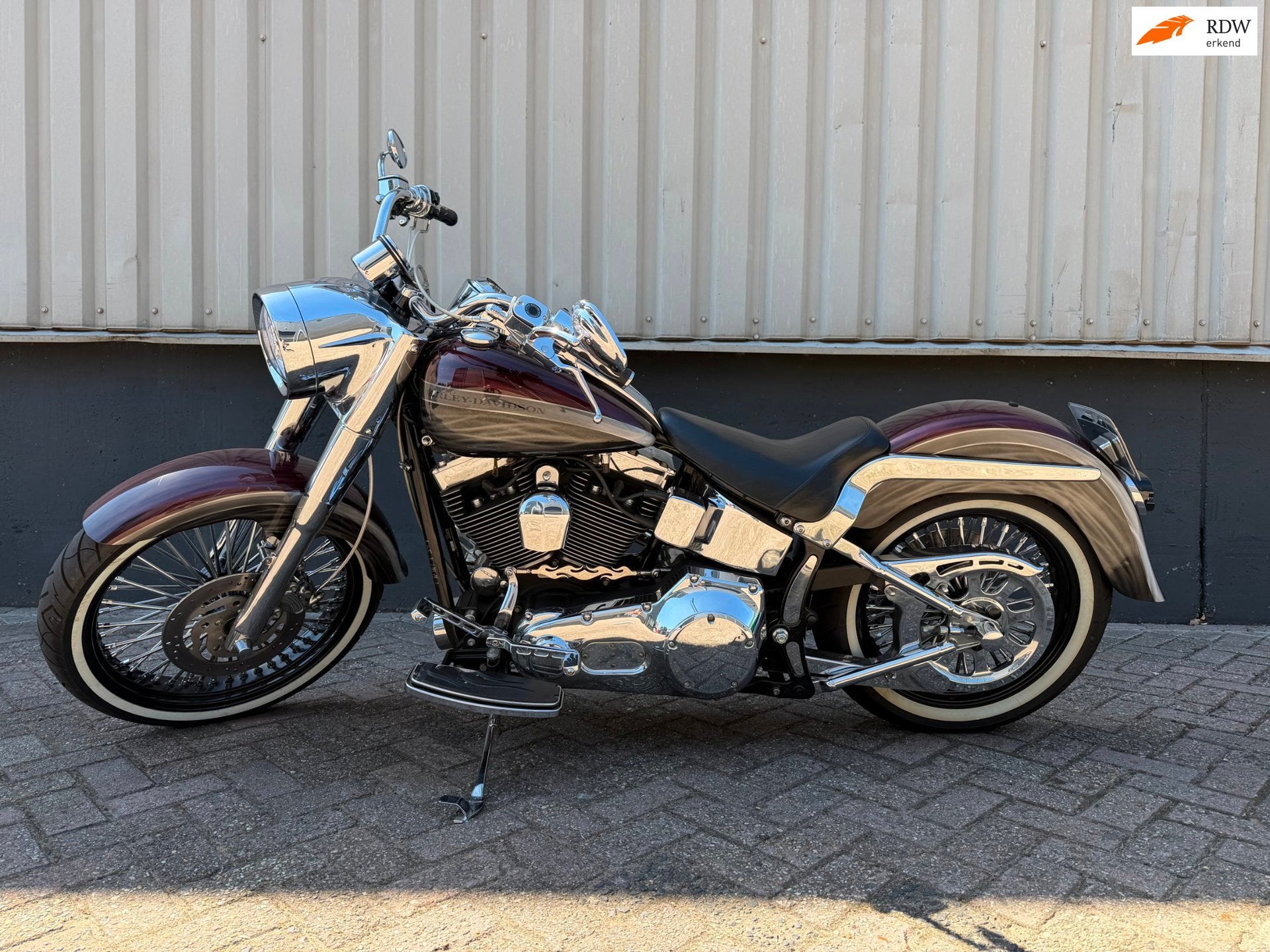 Harley Davidson FAT BOY FLSTFI compleet verbouwd zeer veel e, Bedrijf, 1500 cc, Meer dan 35 kW, Overig