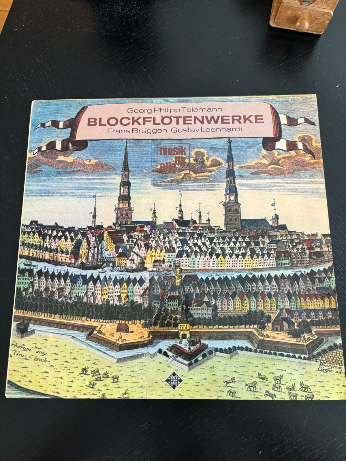 Telemann - Blockflötenwerke - Frans Brüggen, Gustav Leonhard, LP, Gebruikt, Overige componisten, Ophalen of Verzenden