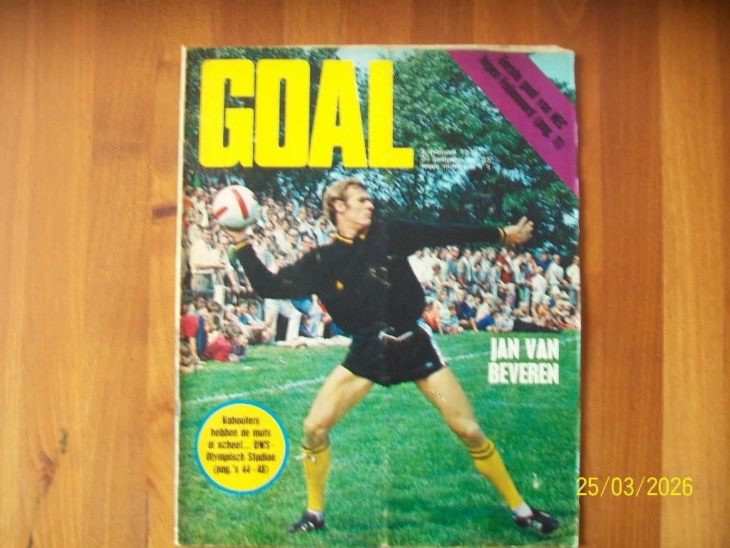 Goal nummer 23- 1971 ( Poster Feijenoord), Verzenden, Gebruikt, Feyenoord, Poster, Plaatje of Sticker