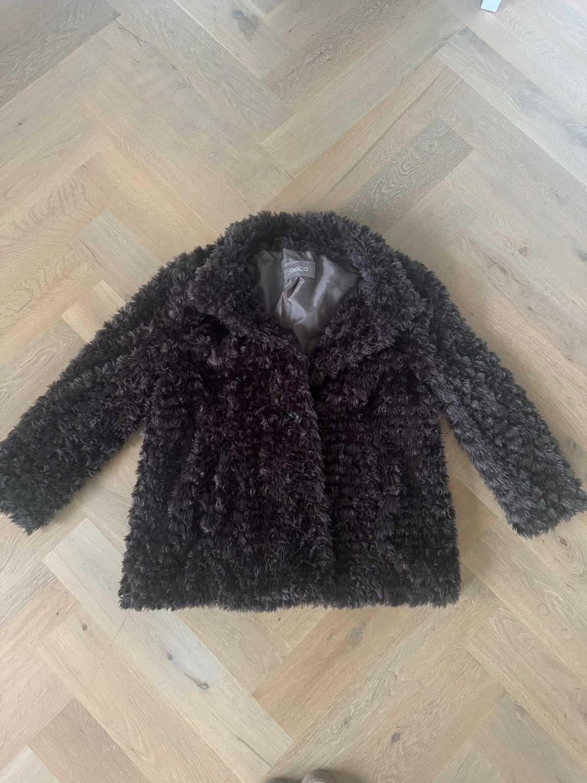 Gelco Faux Fur Jas - Bruin maat XL, Ophalen of Verzenden, Zo goed als nieuw, Maat 46/48 (XL) of groter, Bruin