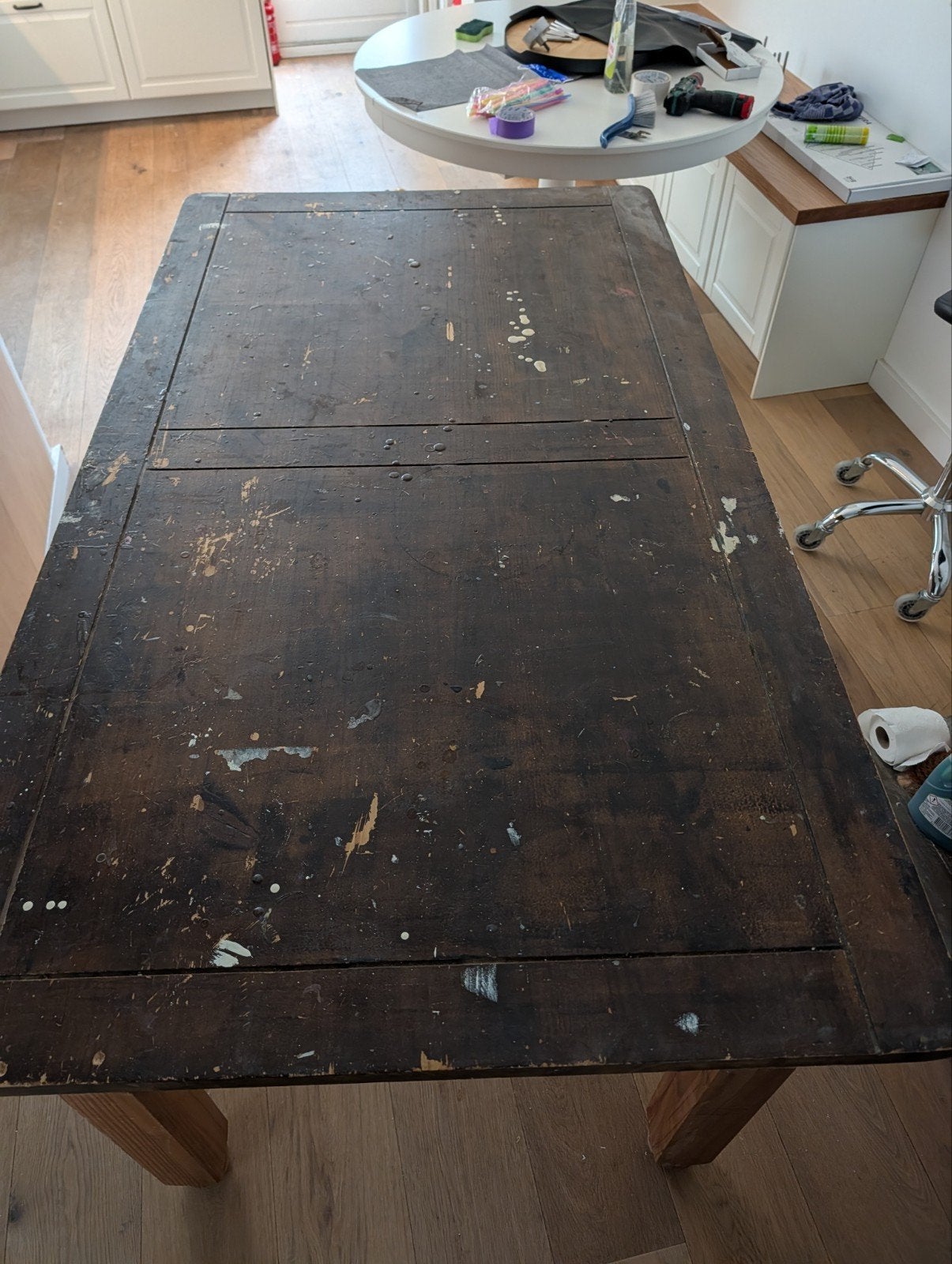gratis tafel om op te knappen of als klustafel te gebruiken, Ophalen, Gebruikt, 50 tot 100 cm, Rechthoekig