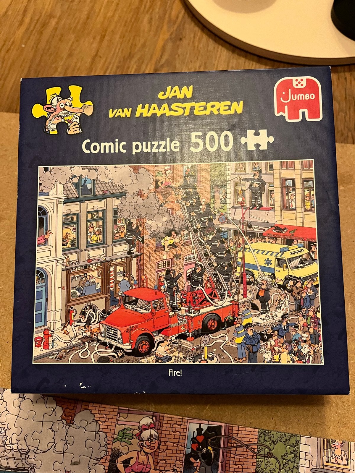 Jan van Haasteren Comic Puzzel - Fire! 500 stukjes, Ophalen of Verzenden, 500 t/m 1500 stukjes, Gebruikt, Legpuzzel