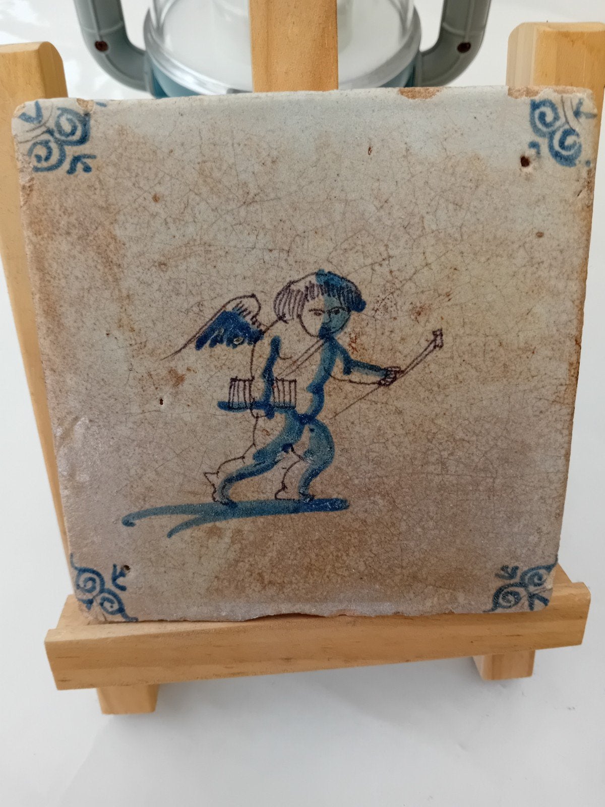 engel, Antiek en Kunst, Antiek | Wandborden en Tegels, Ophalen of Verzenden