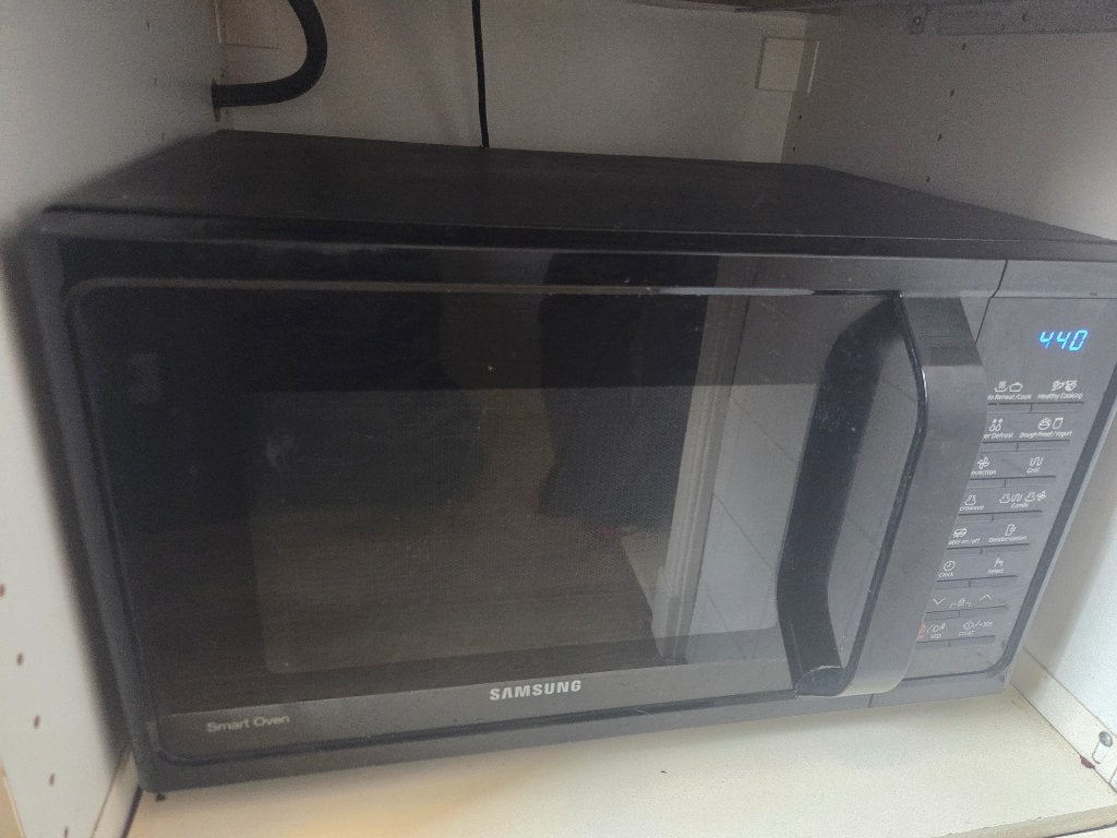 Samsung MC28H5015AK Combimagnetron Zwart, Witgoed en Apparatuur, Ophalen, Combimagnetron, Hete lucht, Zo goed als nieuw