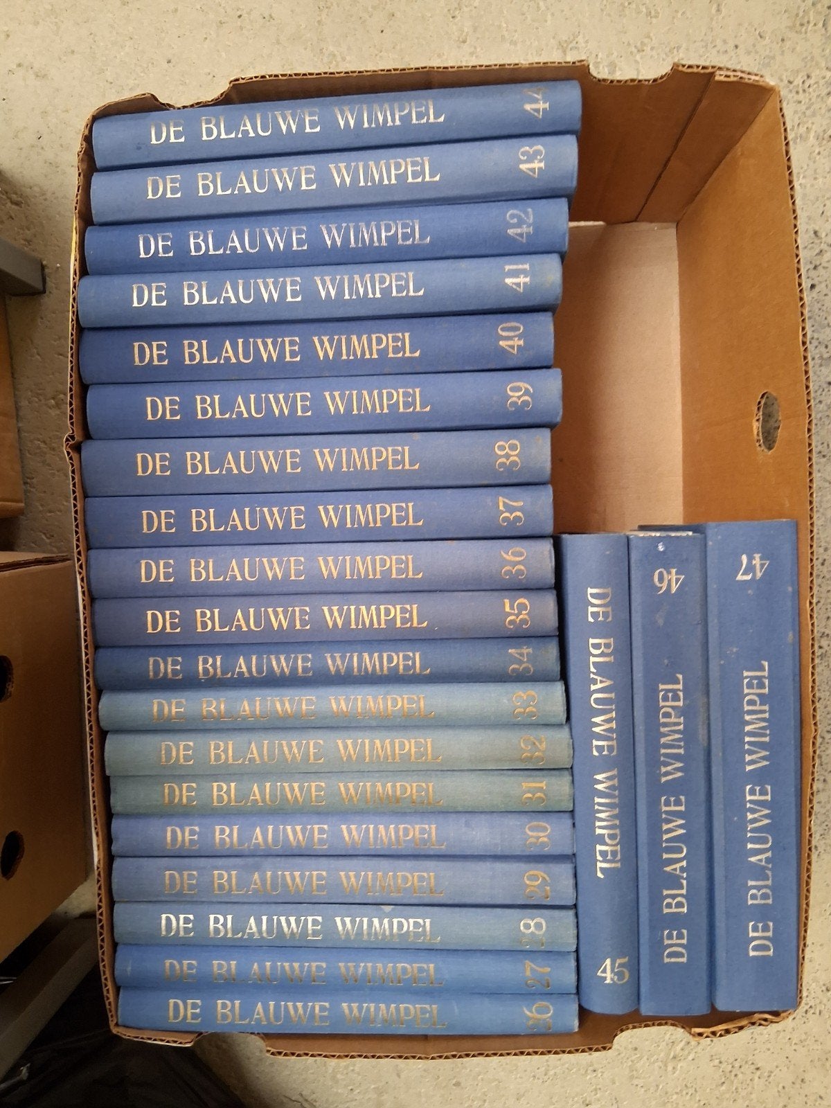 de blauwe wimpel, Ophalen, Gelezen