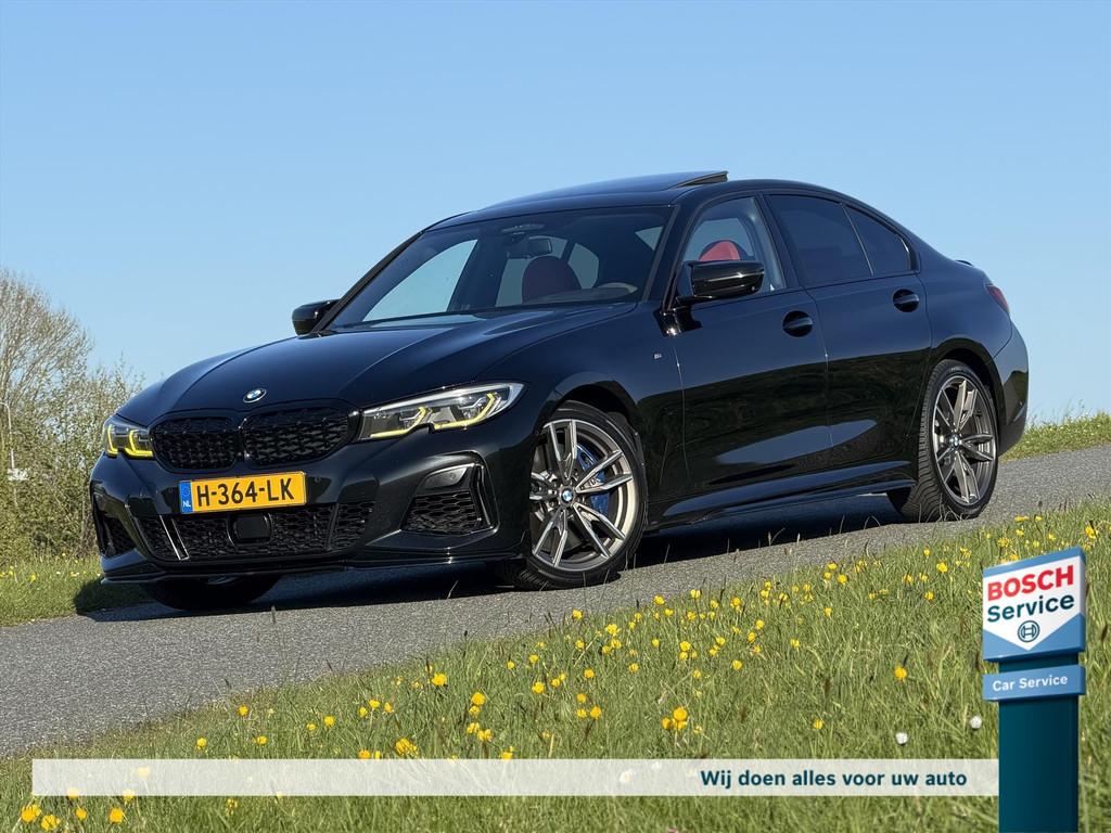 BMW 3-Serie M340i 374PK x-Drive / Pano / Head-up / Harman/Ka, Automaat, Euro 6, 1645 kg, Zwart