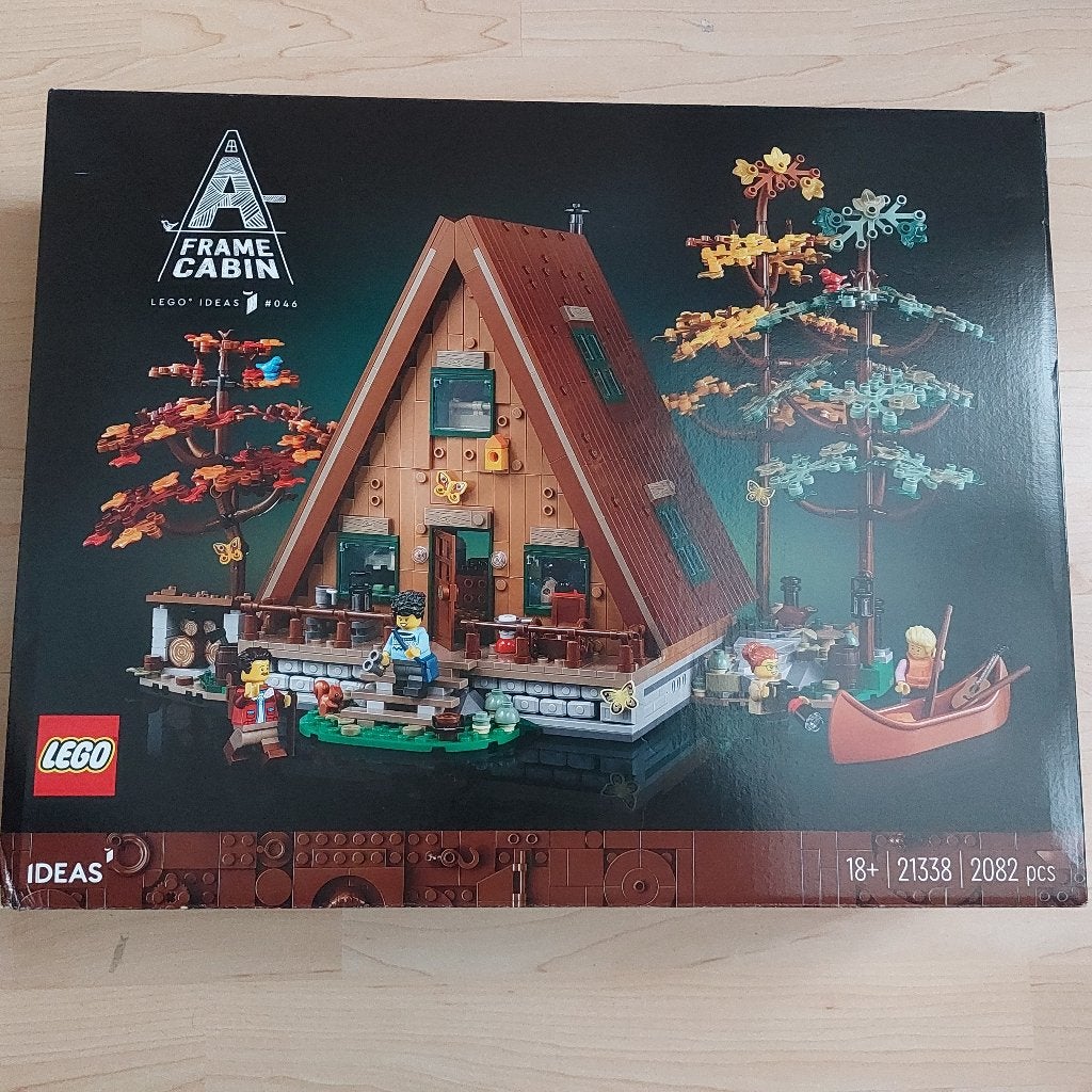 Lego 21338 A-frame cabin, Ophalen of Verzenden, Nieuw, Compleet, Lego