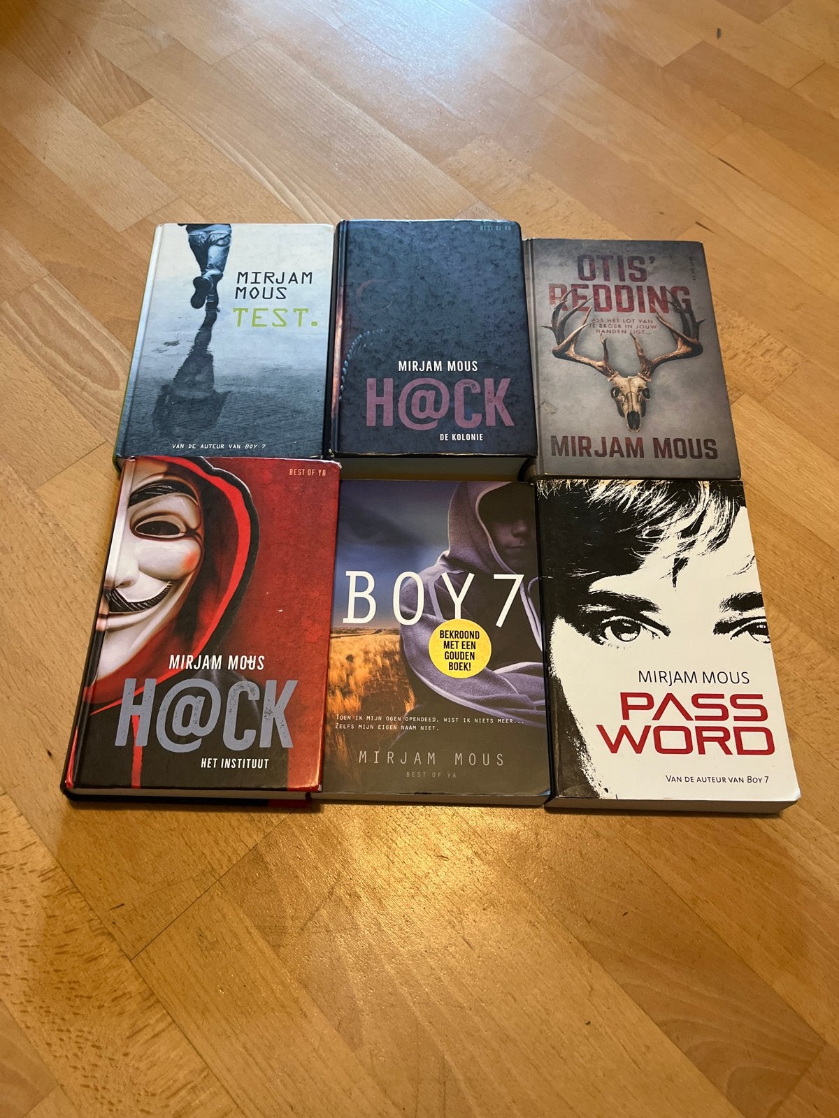 Verschillende boeken van Mirjam Mous (6 stuks), Boeken, Ophalen of Verzenden, Gelezen, Fictie