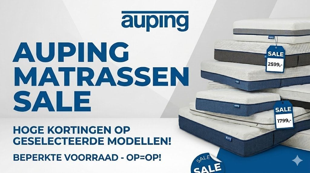 AUPING matrassen in uitverkoop, korting tot 40%, Ophalen, 90 cm, Eenpersoons, 210 cm