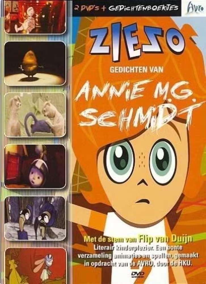2 DVD Ziezo Gedichten Van Annie M.G. Schmidt, Avontuur, Alle leeftijden, Zo goed als nieuw, Film