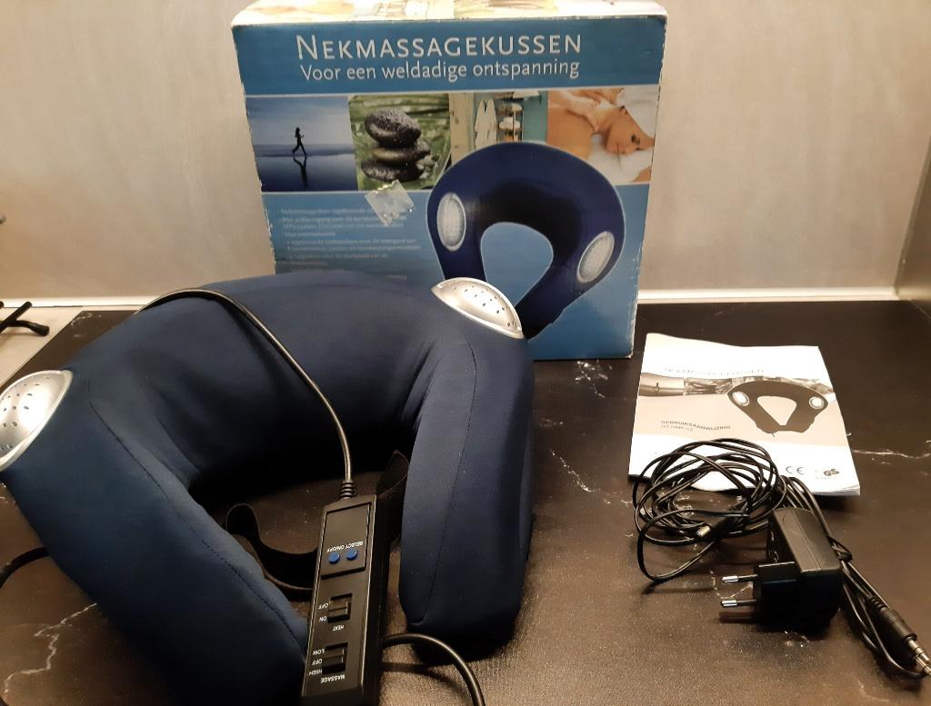 Nekmassage kussen, Ophalen of Verzenden, Gebruikt, Massagestoel of Kussen