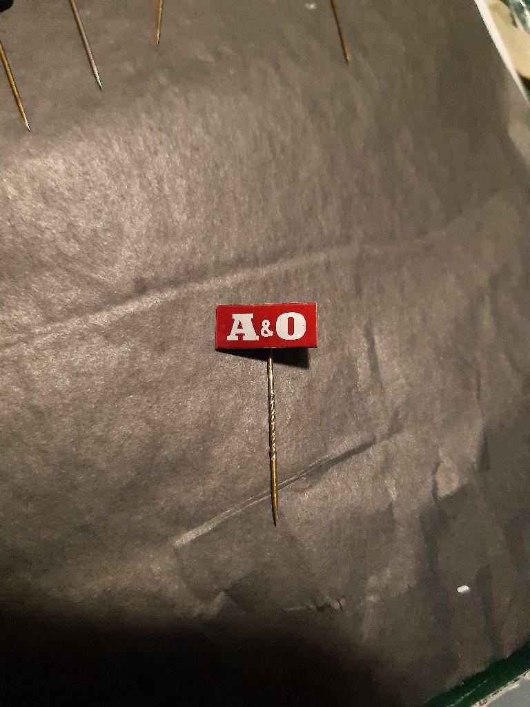 Speldje A & O (Z190-19), Ophalen of Verzenden, Zo goed als nieuw, Overige onderwerpen