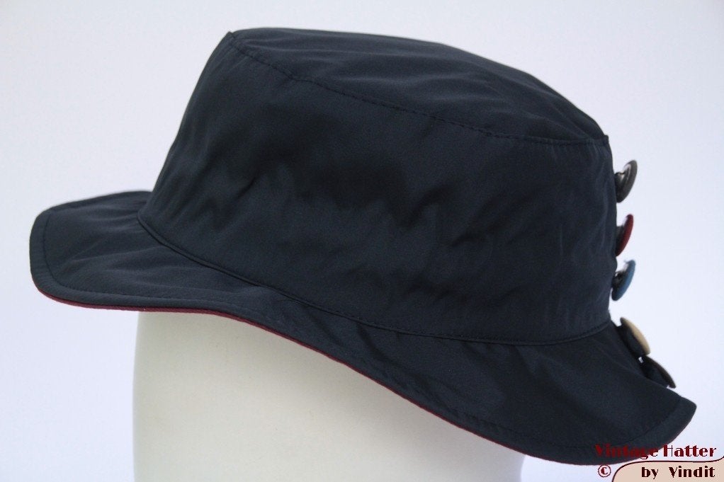 Dames regenhoed Hawkins donker blauw 53-57 en 54-58 nieuw, Hoed, Hawkins, Nieuw, One size fits all