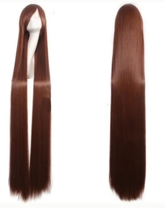 Prachtige cosplay pruik stijl ultra lang synthetisch, Ophalen of Verzenden, Nieuw