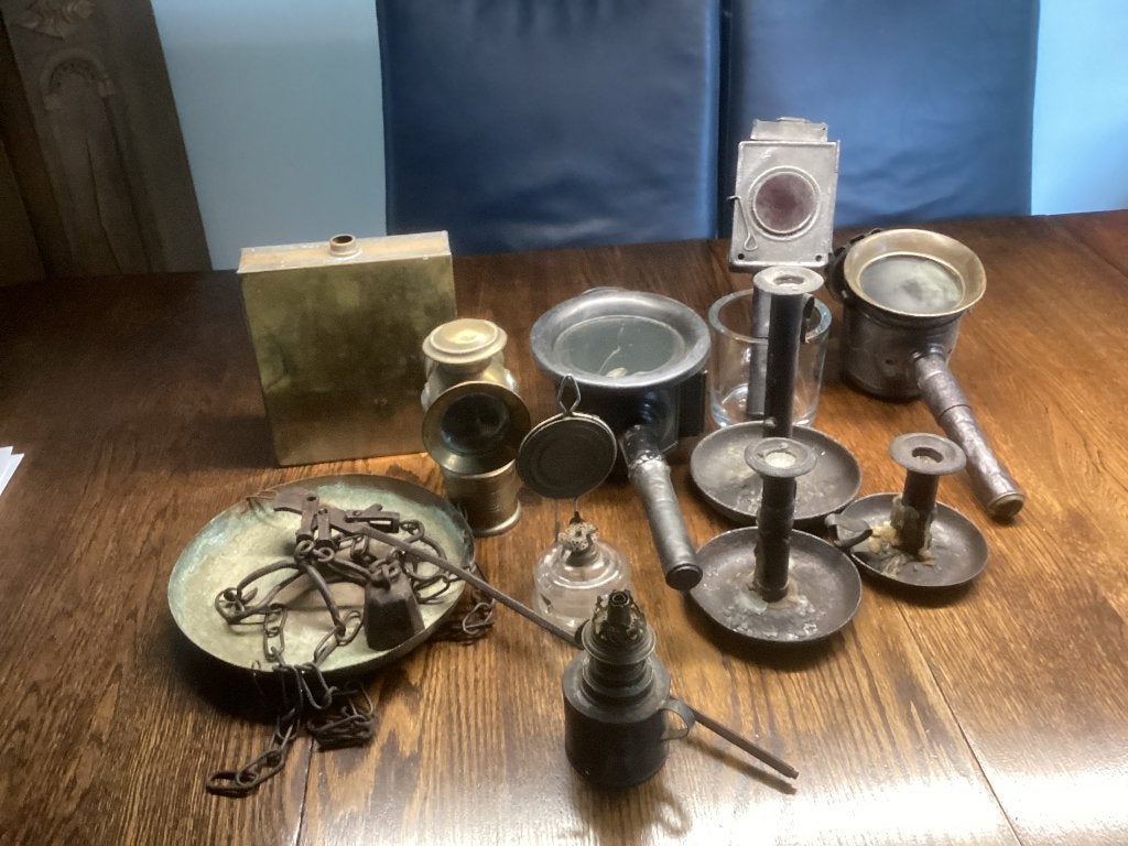 3 antieke koetslantaarns, oude fietslamp, en meer, Ophalen of Verzenden