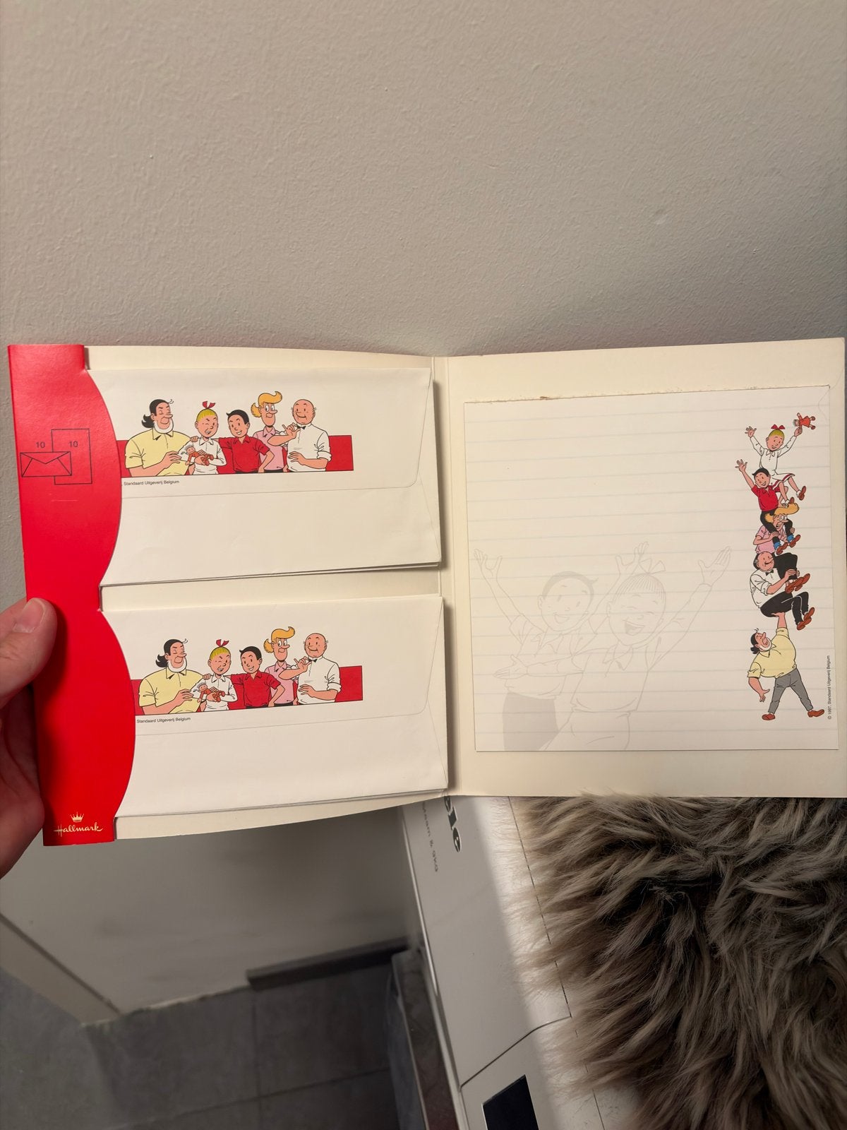 Briefpapier set Suske en Wiske, Ophalen of Verzenden, Zo goed als nieuw