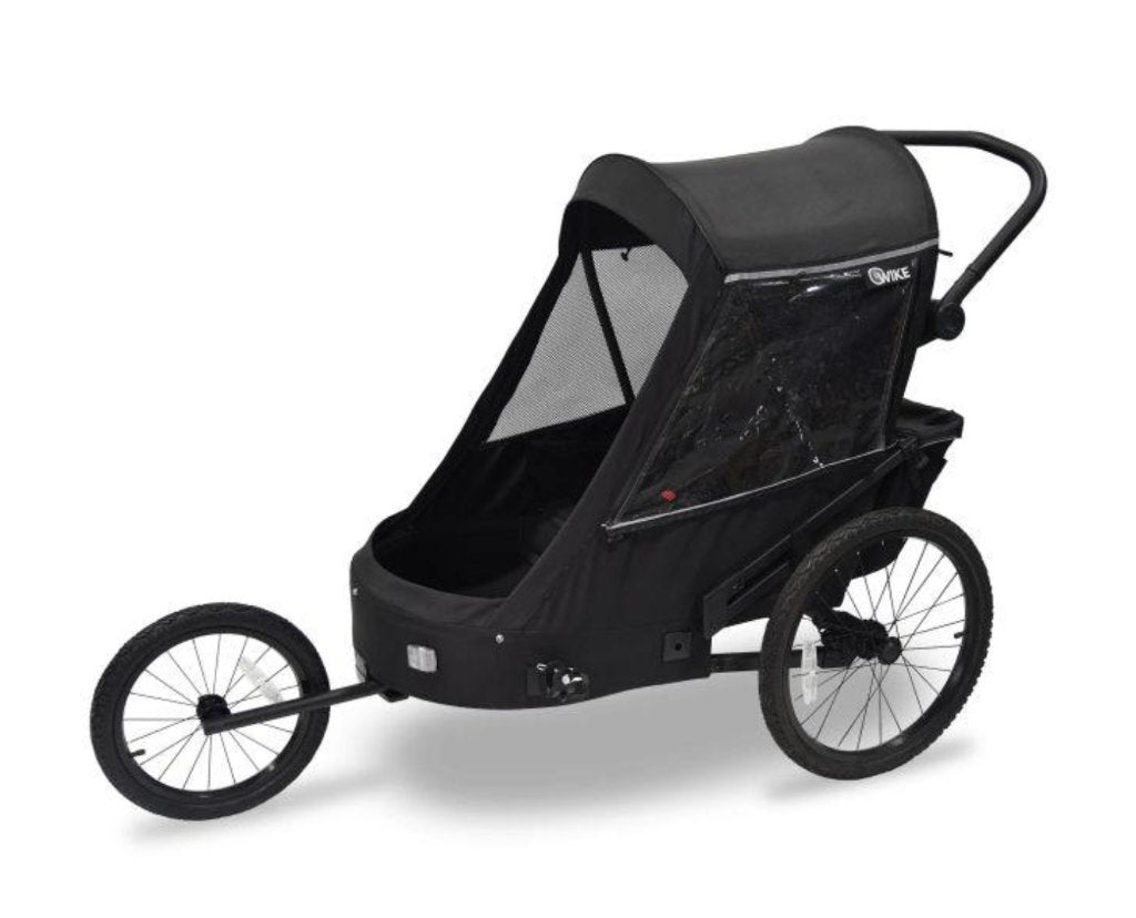 WIKE Premium 3-in-1 Fietskar 2 Kinderen | Met Vering, Fietsen en Brommers, Vering, Europe@wikeinc.com, Nieuw, Wike Stroller B.V.