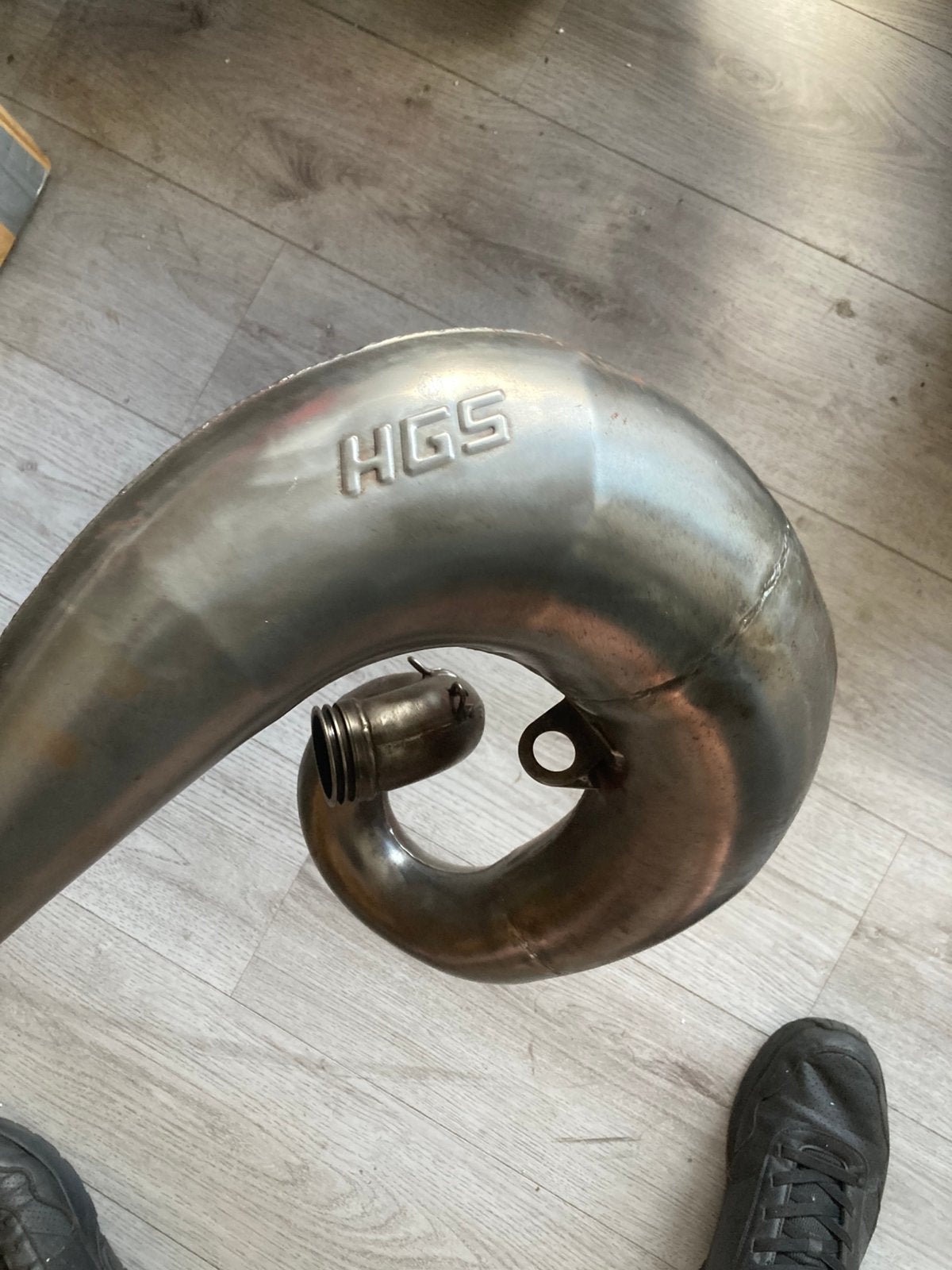 Hgs uitlaat ktm sx 250, Ophalen, Gebruikt, 250 cc, Overige merken