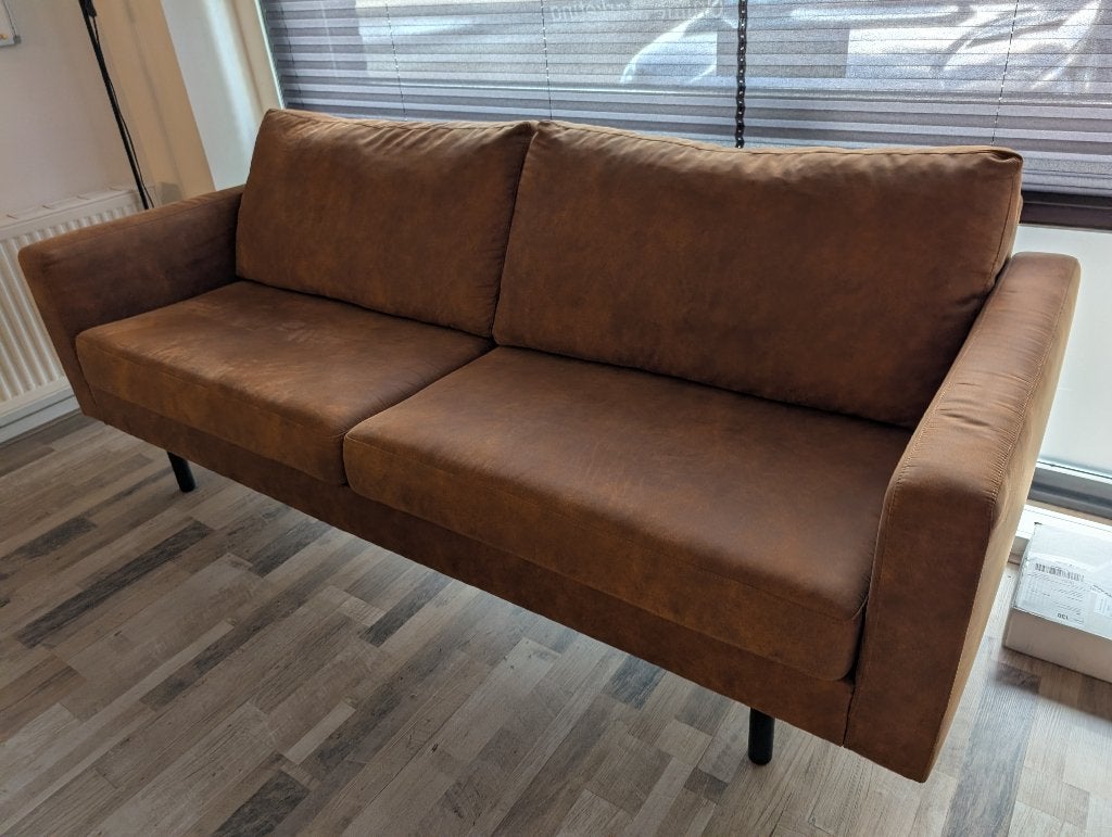 Bankstel, Ophalen, Modern / Stoer / Suede look, Driepersoons, 75 tot 100 cm