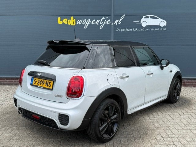 Mini 5-Deurs 1.5 Cooper Summer Ed Automaat *leder *stoelv., 136 pk, Gebruikt, Wit, Leder