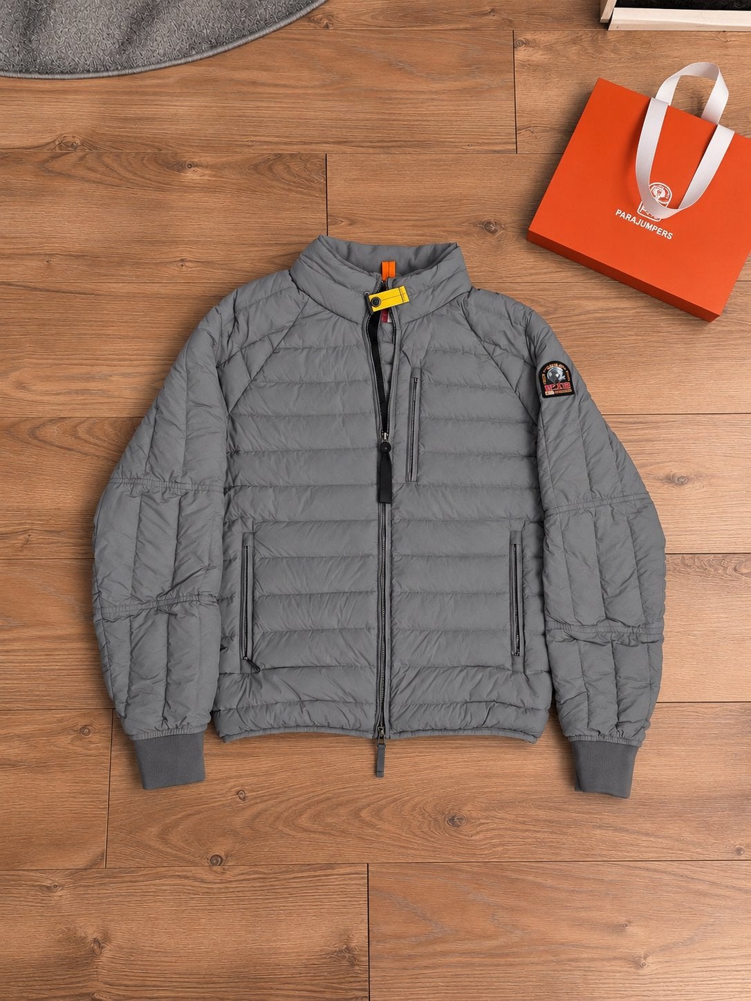 Parajumpers Varsity 2017/2018 – Grijs – PJS Winterjas, Verzenden, Zo goed als nieuw, Grijs