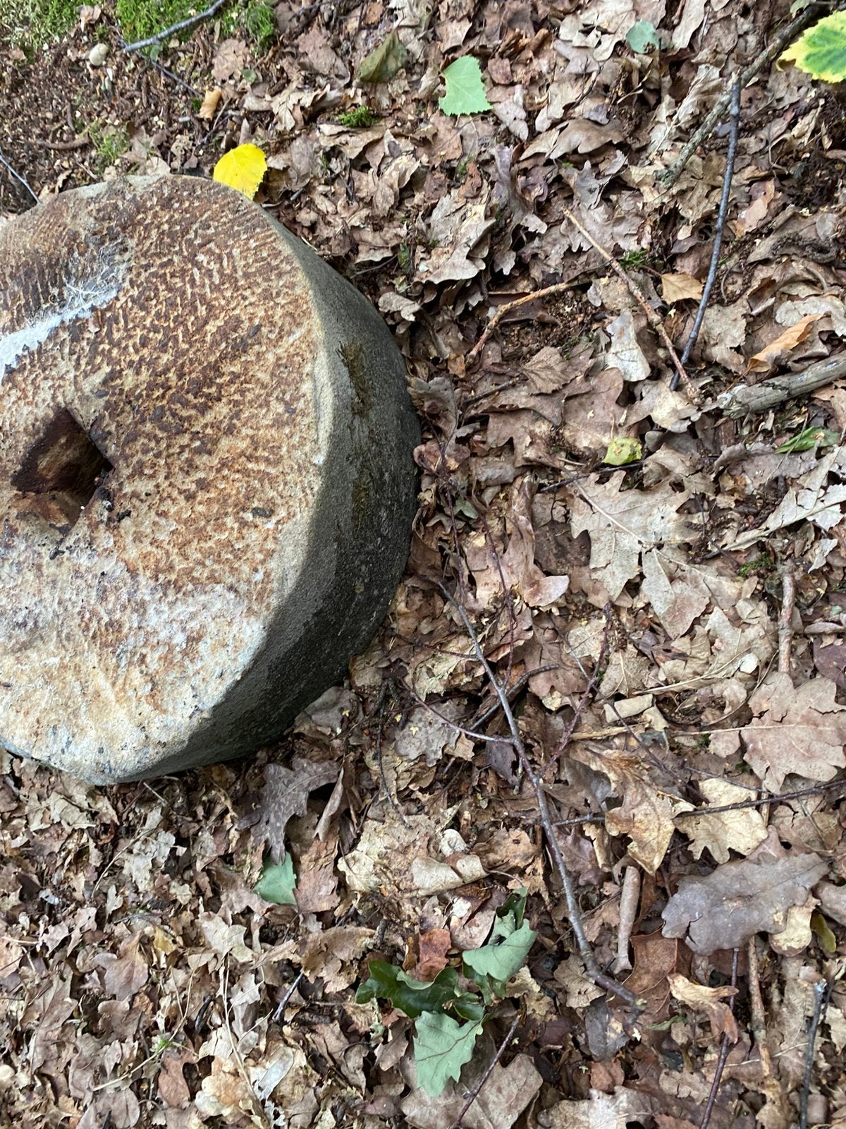 Bentheimer zandsteen slijpsteen/ molesteen, Tuin en Terras, Ophalen, Zo goed als nieuw