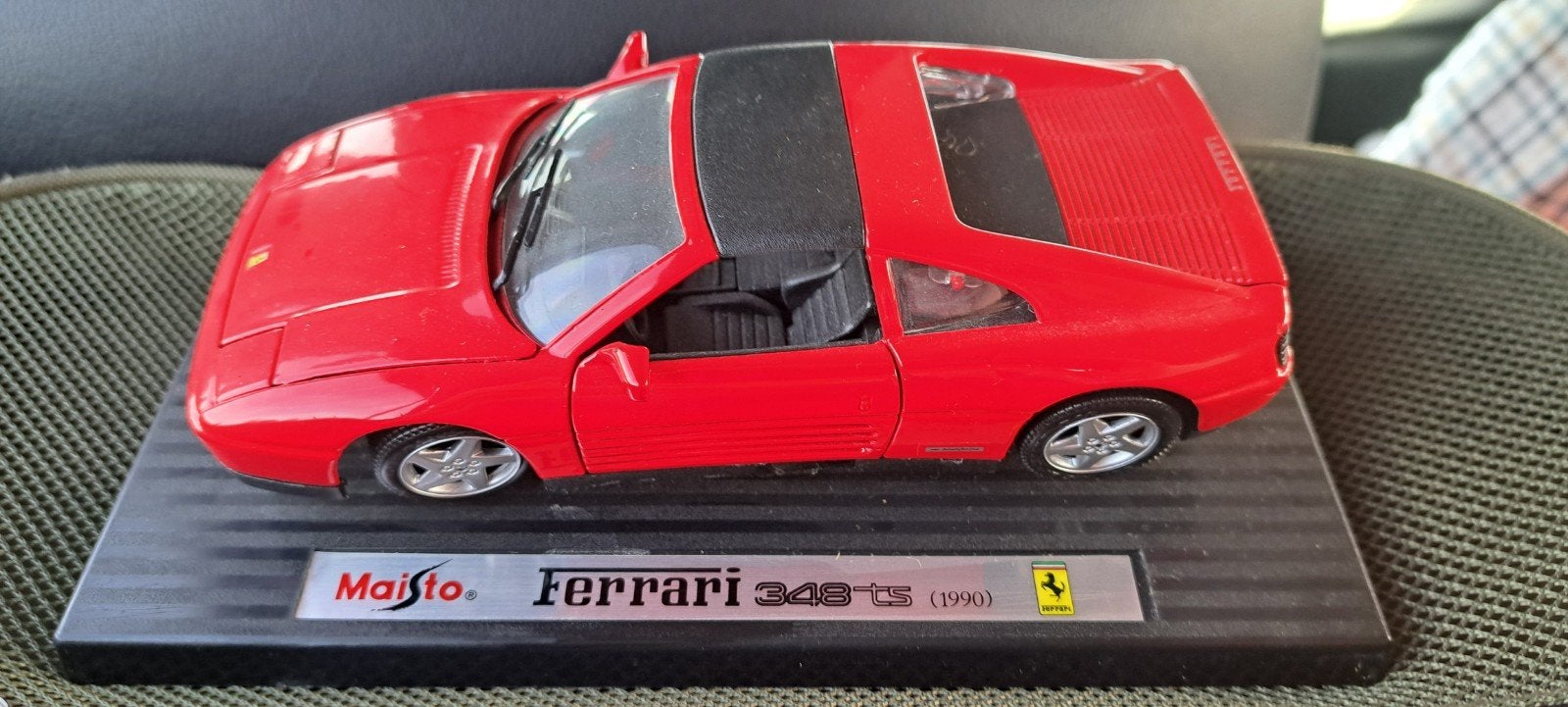 Maisto Ferrari 348-ts (1990) Modelauto, Ophalen of Verzenden, Zo goed als nieuw, Auto, Maisto