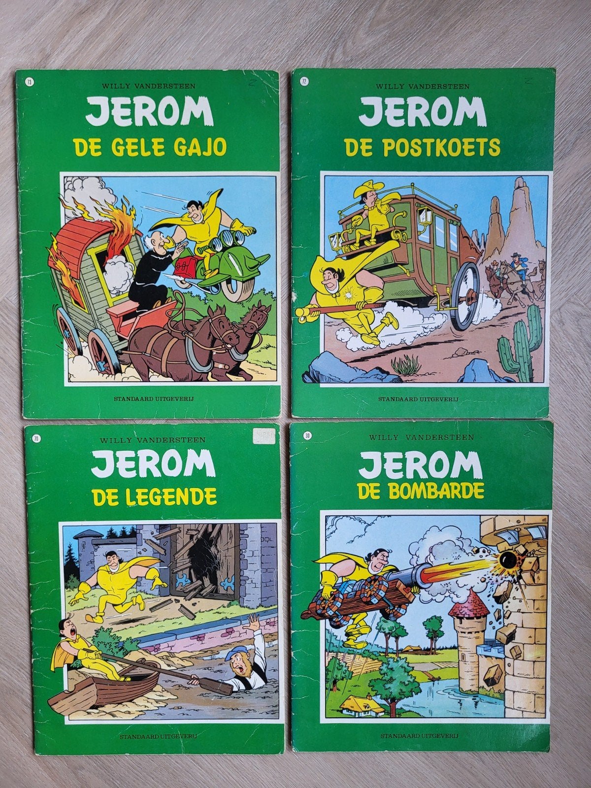 Jerom Willy Vandersteen 4x voor 10,-, Boeken, Stripboeken, Meerdere stripboeken, Ophalen, Gelezen