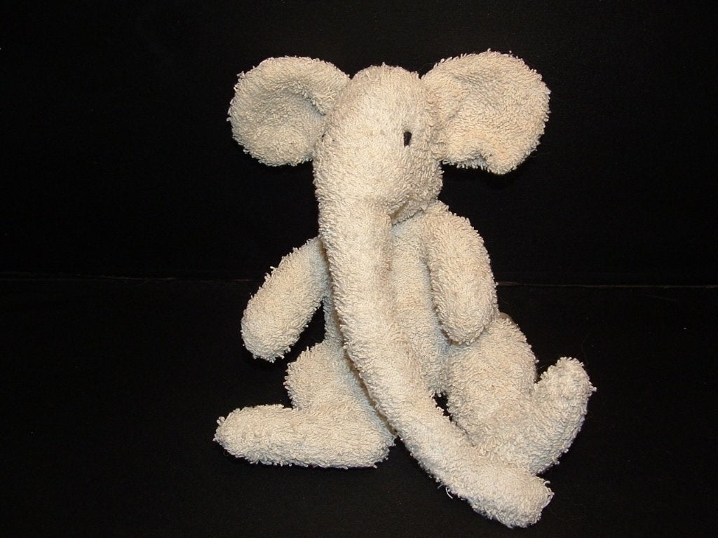 HAPPY HORSE OLIFANT BADSTOF GRIJS MET LANGE SLURF EN, Kinderen en Baby's, Verzenden, Nieuw, Overige typen
