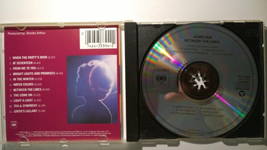 Janis Ian - Between The Lines, Cd's en Dvd's, Cd's | Pop, Ophalen of Verzenden, Zo goed als nieuw