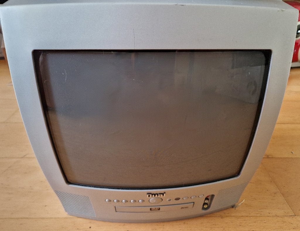 DUAL Televisie DTV-DVD 1450-3, Gebruikt, 50 Hz, Minder dan 40 cm, Ophalen