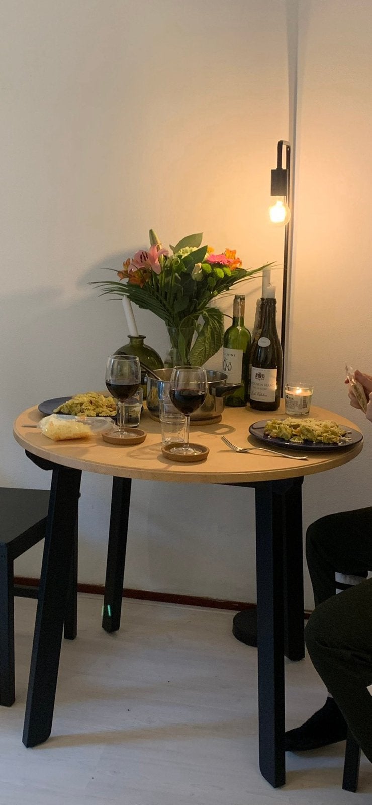Ronde eettafel IKEA GAMLARED, Ophalen, Gebruikt, Rond, 100 tot 150 cm