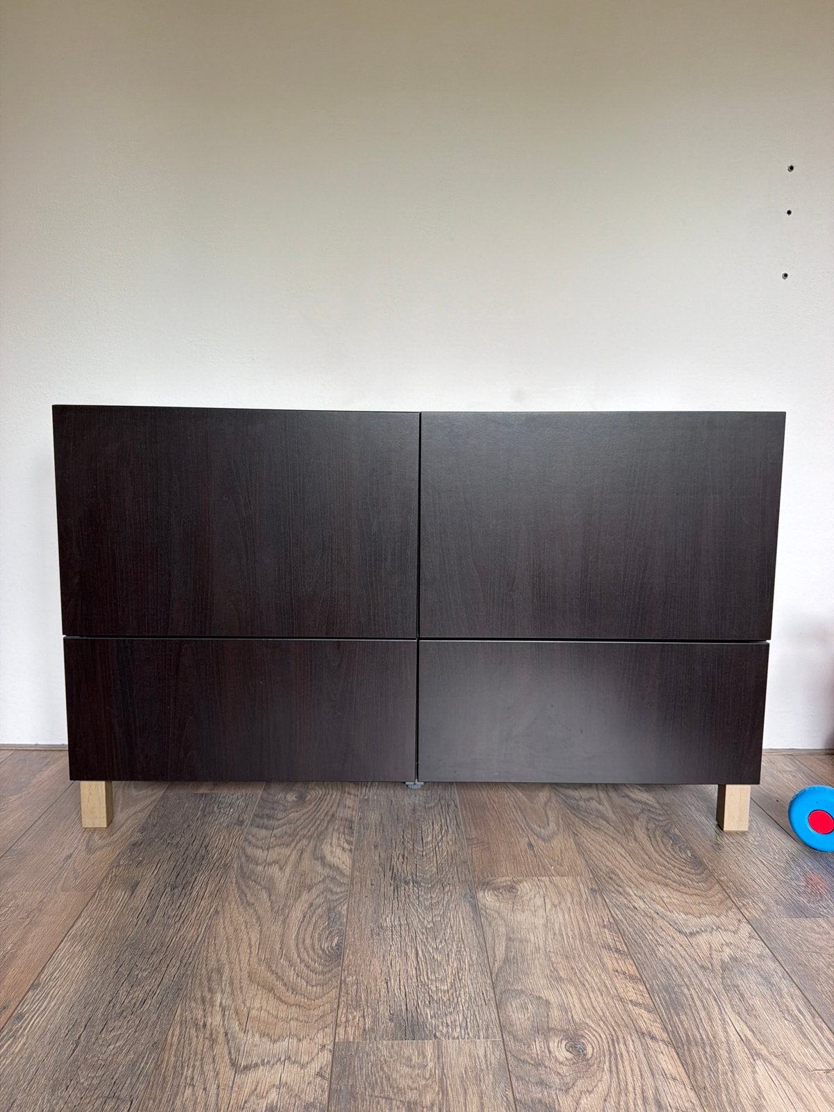IKEA Besta kast - Donkerbruin, Ophalen, Gebruikt, 100 tot 150 cm, Met lade(s)