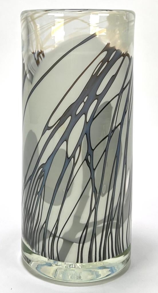 12. Glazen vaas, Willem Heesen - Glasblazerij De Oude Horn, Ophalen of Verzenden, Overige kleuren, Glas, Minder dan 50 cm