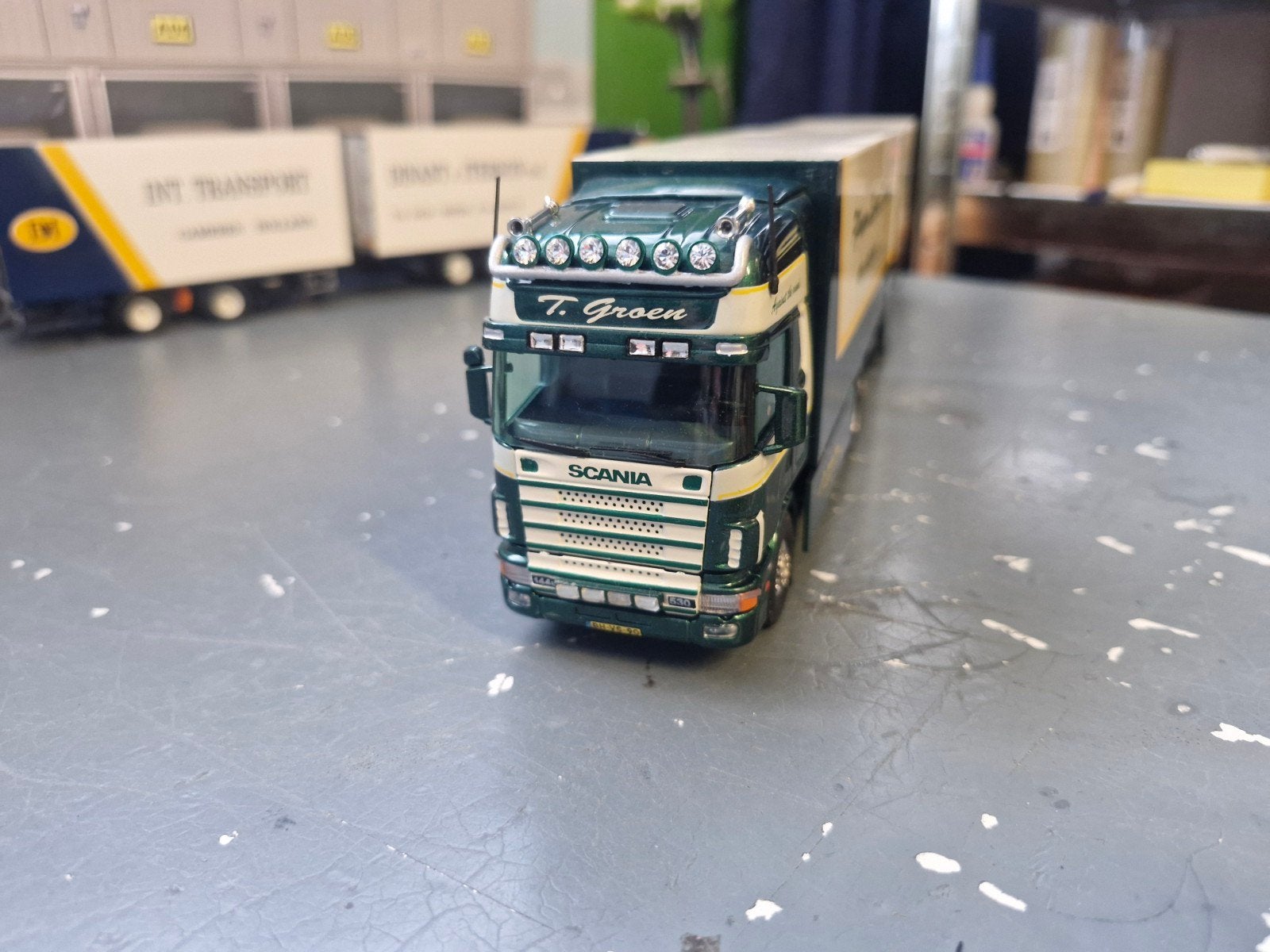 scania combi tekno T. GROEN, Ophalen of Verzenden