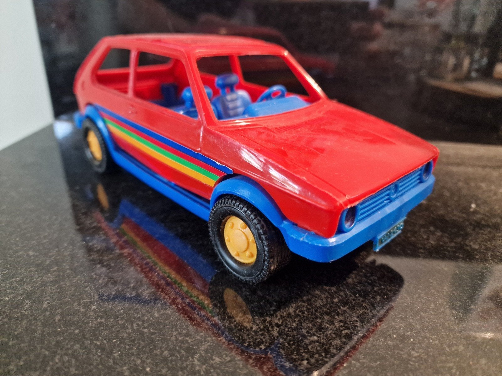Wader VW Golf Speelgoedauto - Vintage uit West-Duitsland, Ophalen, Gebruikt