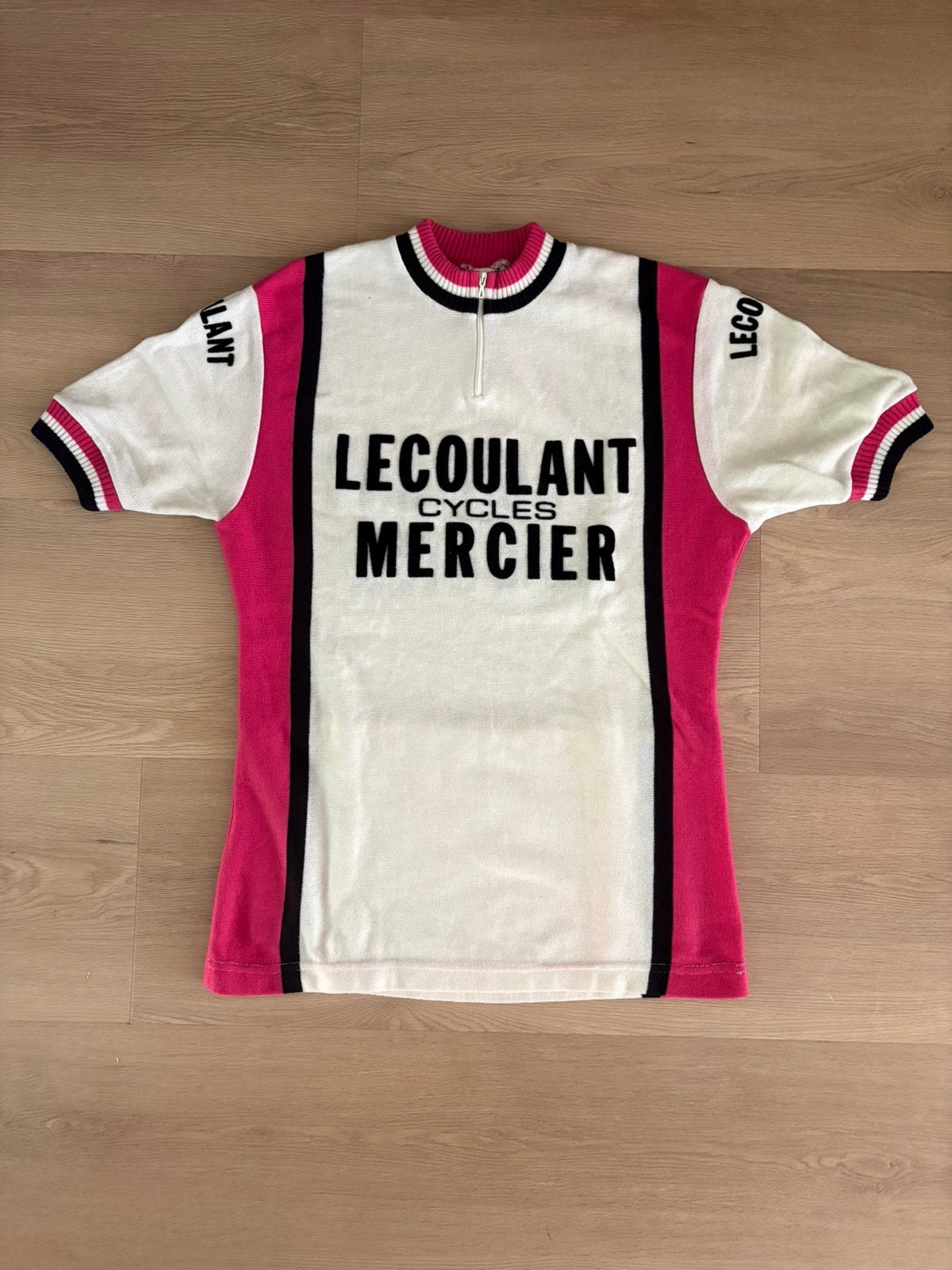 Vintage wielershirt koerstrui Lecoulant cycles Mercier, Ophalen of Verzenden, Zo goed als nieuw, Bovenkleding