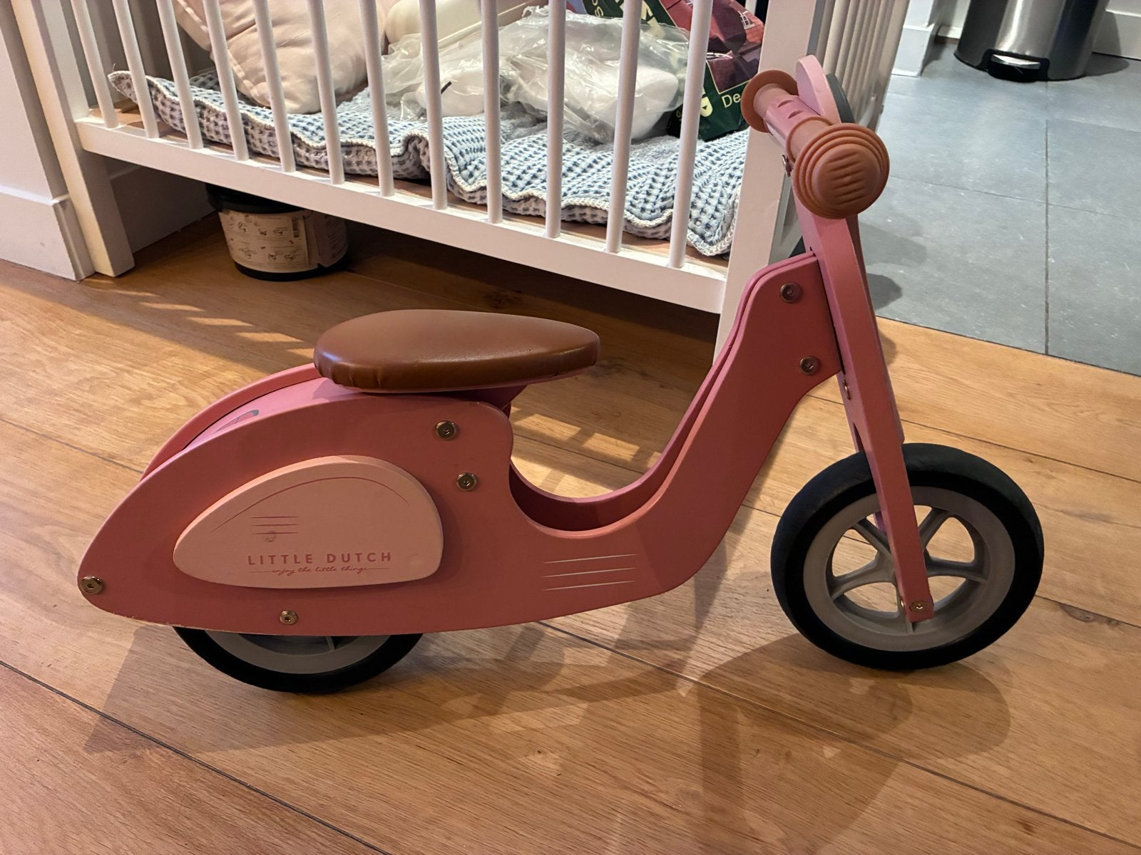 Little Dutch loopscooter roze, Ophalen, Gebruikt, Loopfiets