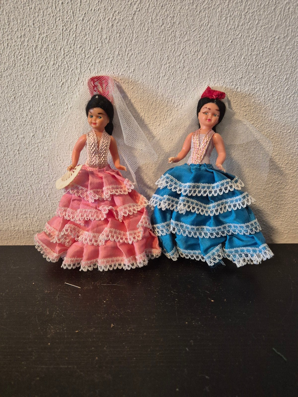 Set van 2 Spaanse Flamenco poppen, Ophalen of Verzenden, Babypop
